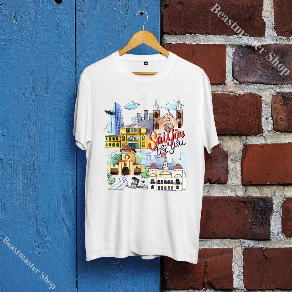 🍭Áo Phông Văn Hóa - Du Lịch Việt Nam - Áo Phông hình ảnh Việt Nam - Ẩm thực Việt Nam - J11VIN-008