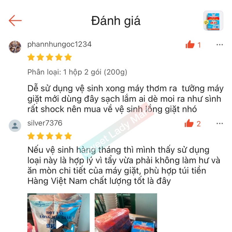 Bột Vệ Sinh Tẩy Lồng Máy Giặt Siêu Sạch Khử Mùi Kháng Khuẩn Cửa Ngang Cửa Đứng