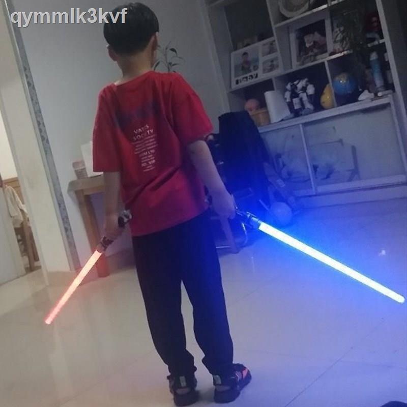 ♦✜Đạo cụ múa gậy ánh sáng đồ chơi trẻ em thanh kiếm phát cuộc chiến tranh giữa các vì sao laser sự kiện đèn