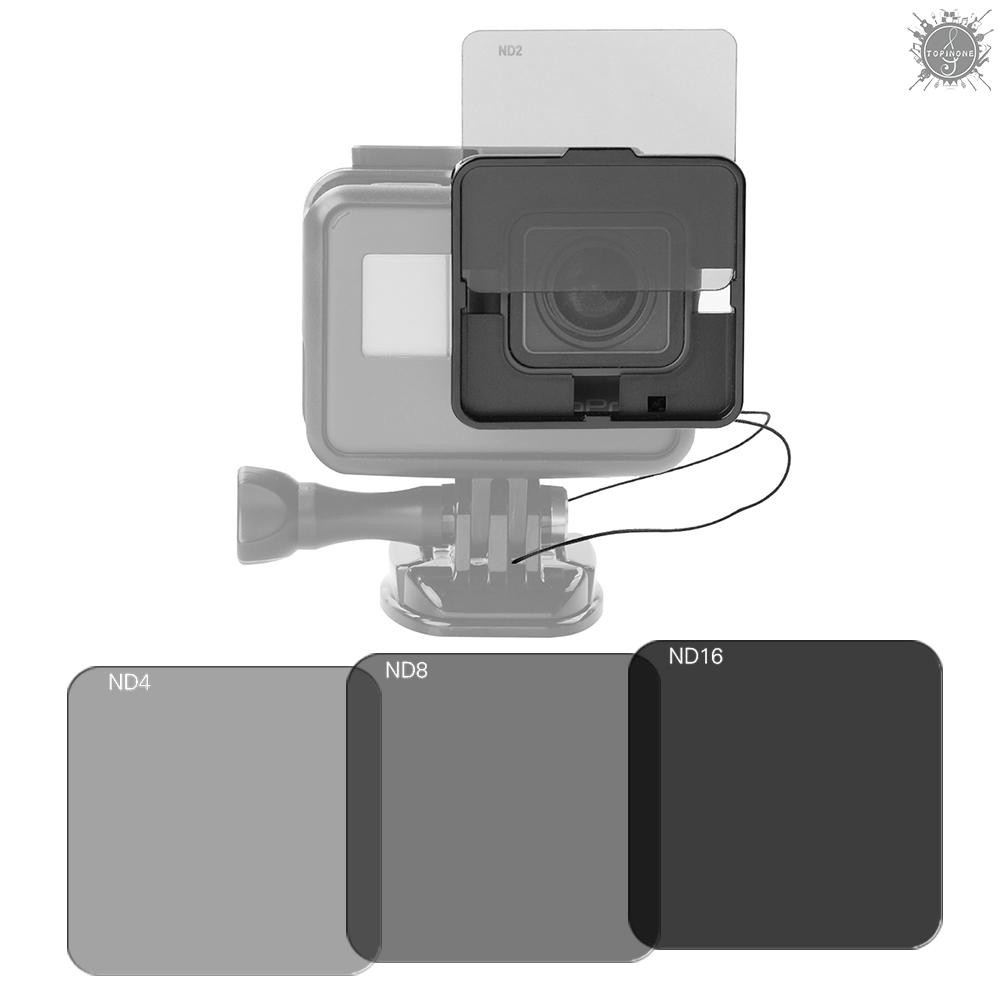 Bộ khung bảo vệ lens máy quay hành trình GoPro Hero 5 hình vuông ND2/ND4/ND8/ND16