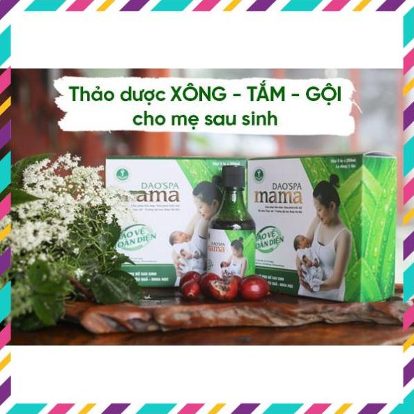 [Chính Hãng]  Nước thảo dược xông tắm gội cho bà đẻ Dao'spa mama chính gốc Dao Đỏ - DK Pharma