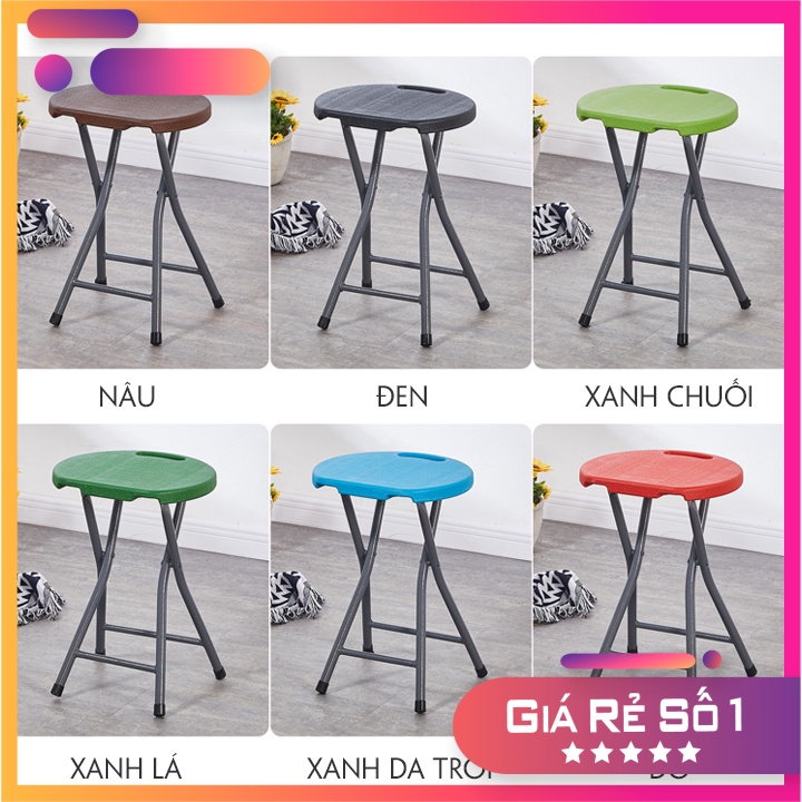 Ghế Nhựa size Lớn Đủ Màu Sắc Phù Hợp Cho Các Quán Cafe, Hàng ăn, Quán Nước. Có thể Gấp Gọn Tiết Kiệm Diện Tích