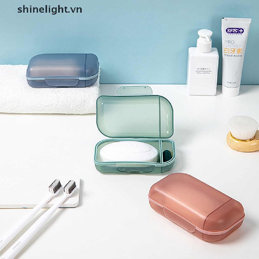 Hộp Tròn Đựng Xà Phòng Mang Đi Du Lịch Tiện Dụng