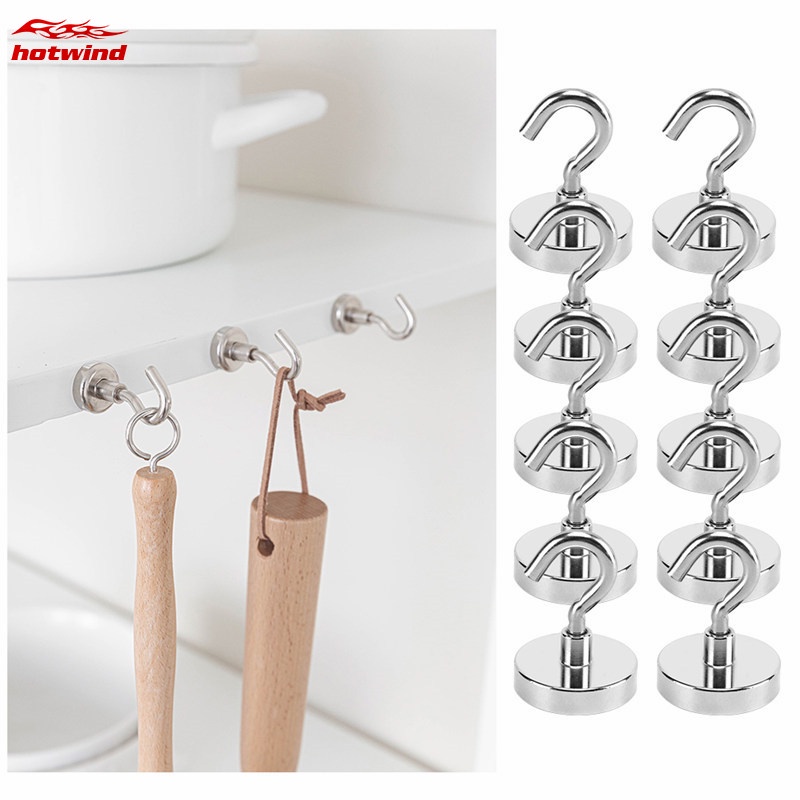 Hw Set 20 Móc Nam Châm Treo Đồ Tiện Lợi