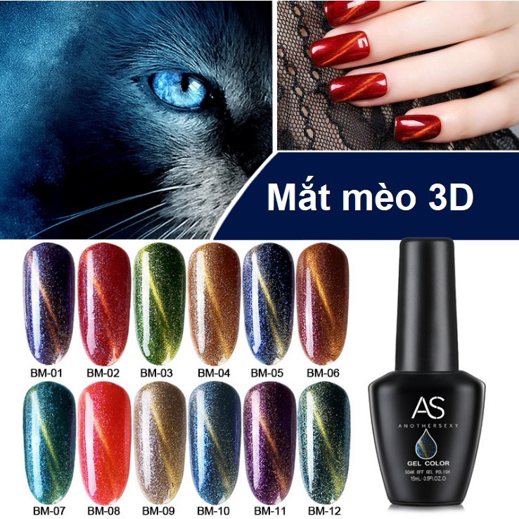 SƠN GEL AS MÃ BM MẮT MÈO 3D