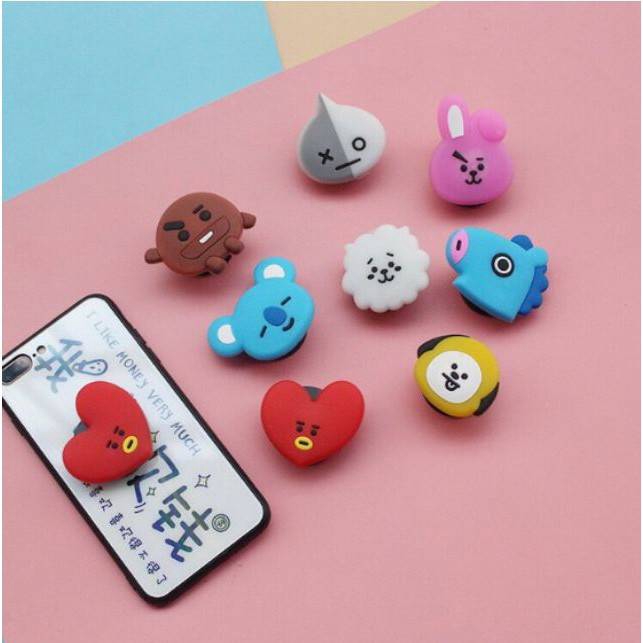 Giá đỡ điện thoại hình thú BT21 đa năng siêu dễ thương