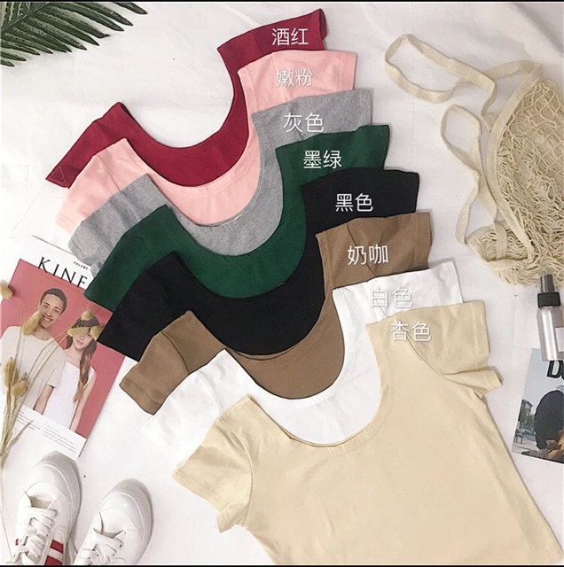 Áo croptop đủ màu