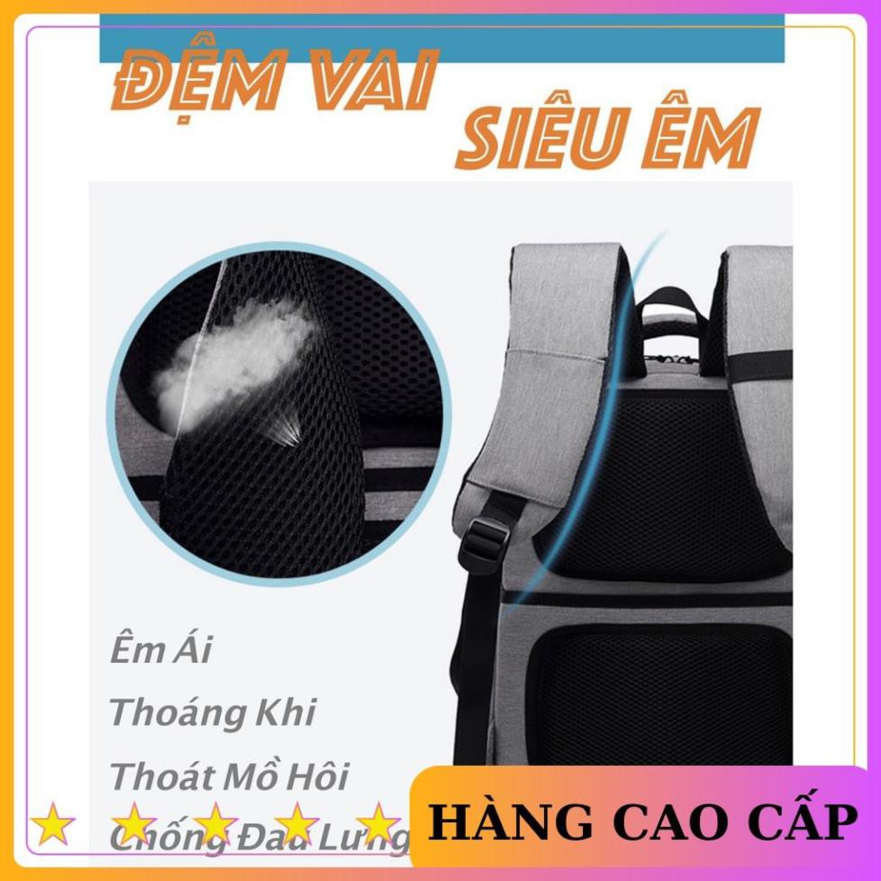 [HÀNG CAO CẤP] Balo Nam, Laptop, Công Sở, Du Lịch, Thiết Kế Ngăn Vali, Chống Nước, Chống Sốc - BLN004