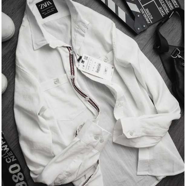 Áo somi nam dài tay Z.RA cổ bẻ 2 túi LV-823 | BigBuy360 - bigbuy360.vn