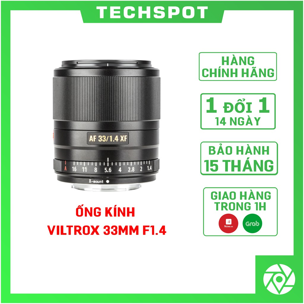 Ống kính Viltrox 33mm F1.4 Auto Focus cho Fujifilm Hàng Chính Hãng