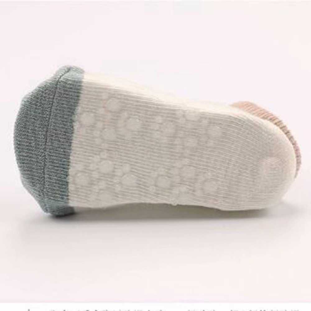 Vớ cotton chống trượt họa tiết hoạt hình đáng yêu dành cho trẻ em 0-3 tuổi