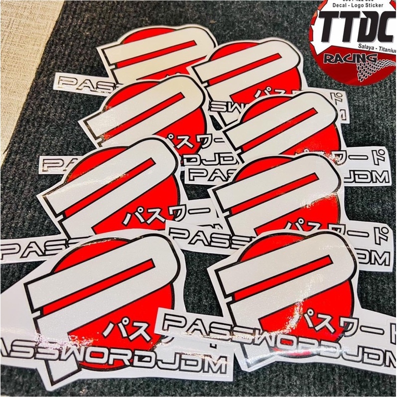 [ Giá 1 tem ] Tem Sticker Logo Japan ✌