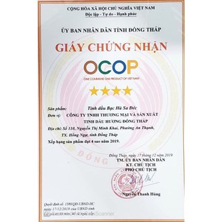 Tinh dầu Bạc Hà Sa Đéc nguyên chất
