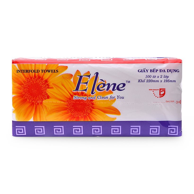 Khăn giấy bếp Elene 100 tờ