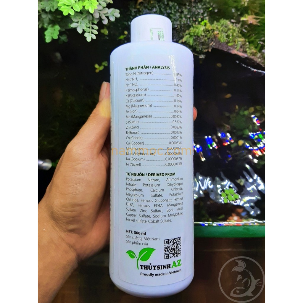 All In One Pro 500ml - Phân Nước Tổng Hợp Cho Mọi Loại Cây Thủy Sinh AZ