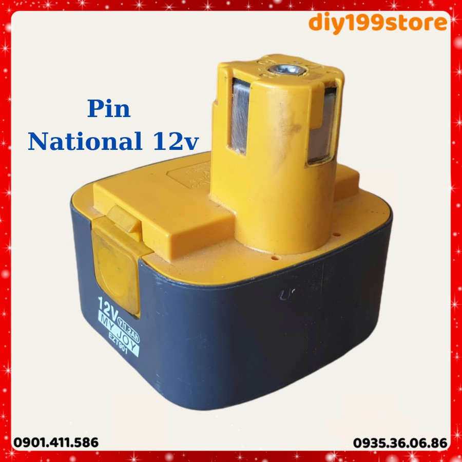 Pin máy khoan National 12v 4ah