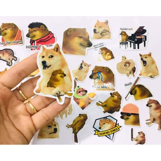 sticker cheems meme (combo 10-50 cái)