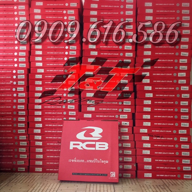 Niềng RCB 1.4/1.4, 1.4/1.6 -Bạc và Đen