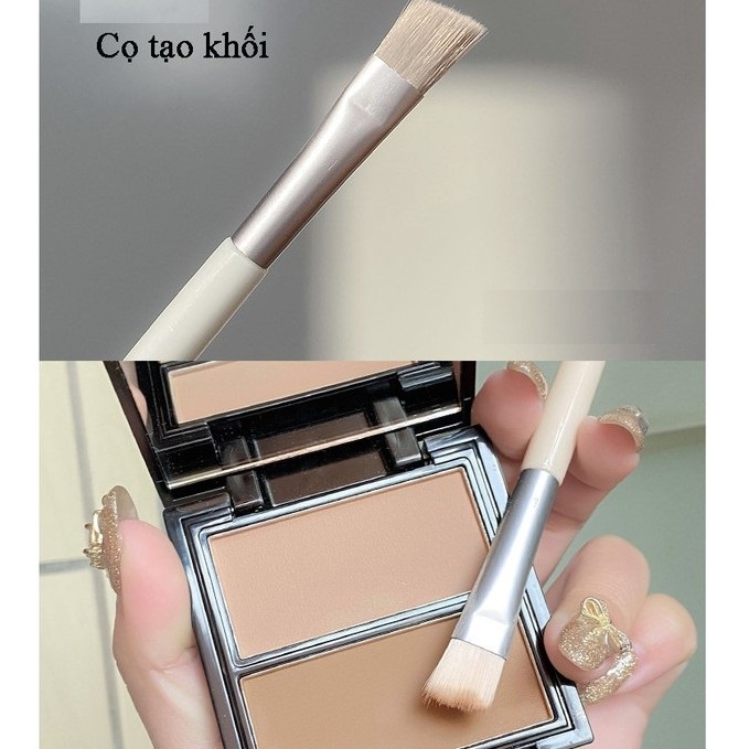 Bộ Cọ Trang Điểm Make Up Cá Nhân 8 Cây Tặng Kèm Túi ip Vintage Tiện Lợi