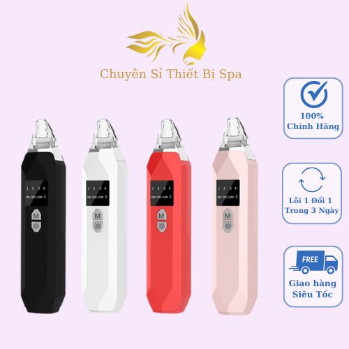 Máy hút mụn cbr mini 5 cấp độ ánh sáng sinh học 3 màu dùng cá nhân trong spa thẫm mỹ viện