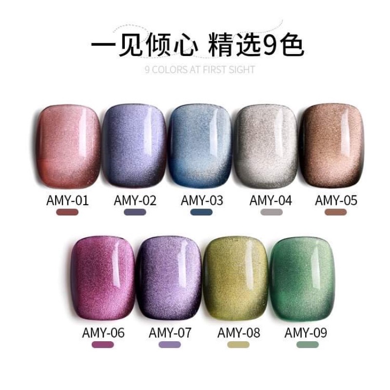 Sơn gel mắt mèo 9d AMY