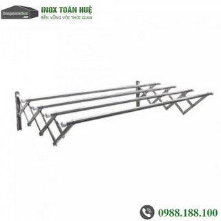 Giàn Phơi Inox Gắn Tường dài 1m2 , phơi không mất diện tích , phơi được nhiều
