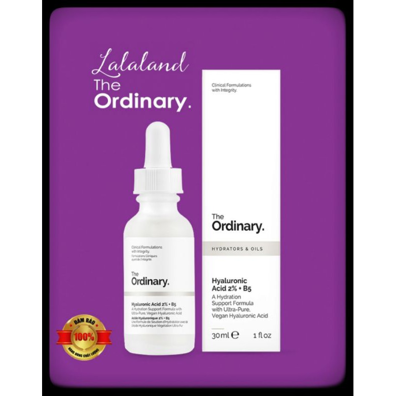 (Bill Canada) The Ordinary Hyaluronic Acid 2% + B5, Serum cấp nước và phục hồi da sau mụn