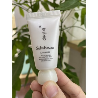 MẶT NẠ BẠCH SÂM TẨY TẾ BÀO CHẾT LÀM TRẮNG DA SULWASHOO MINI 15ML