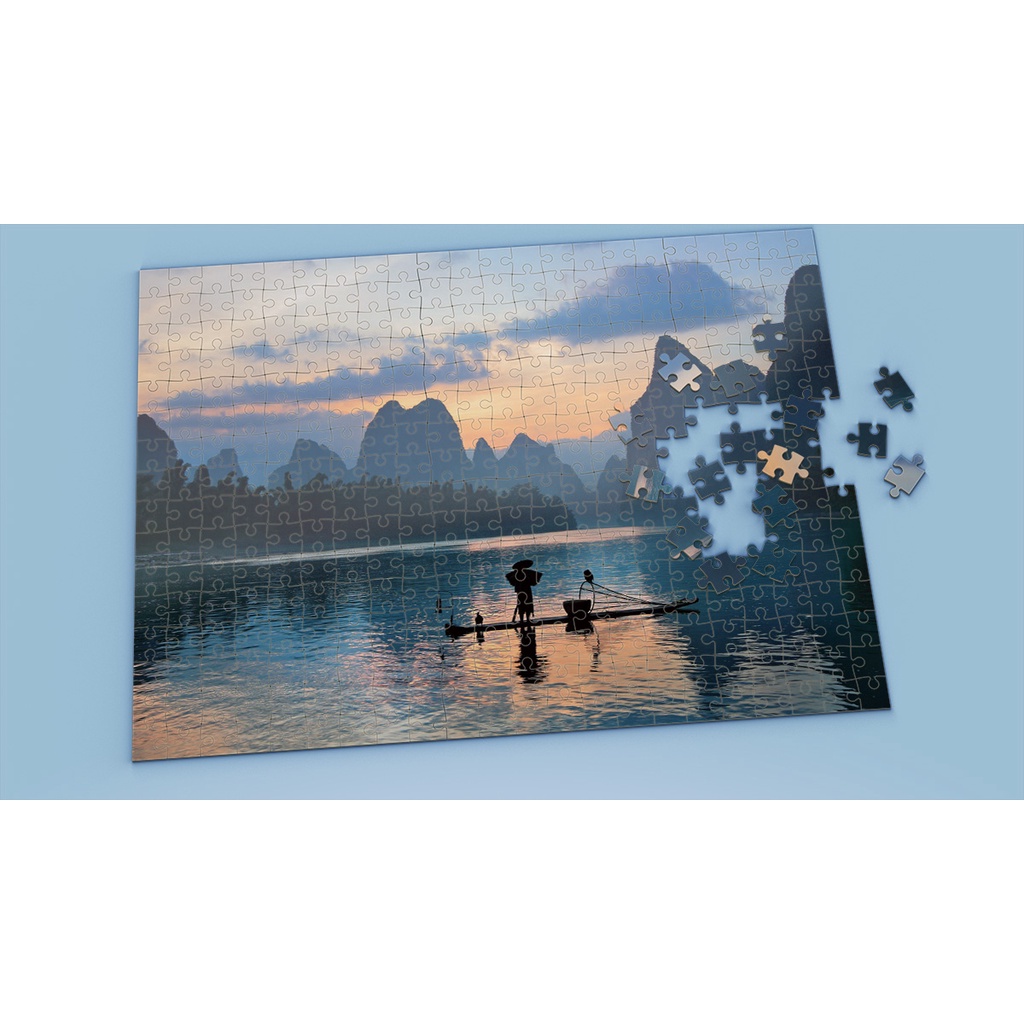 Tranh ghép hình FALL - Mẫu 1 - Nhận in theo yêu cầu