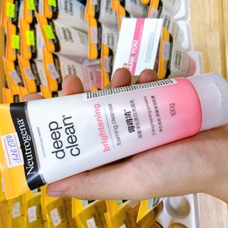 Sữa Rửa Mặt Neutrogena Deep Clean Brightening Foaming Cleanser 100g