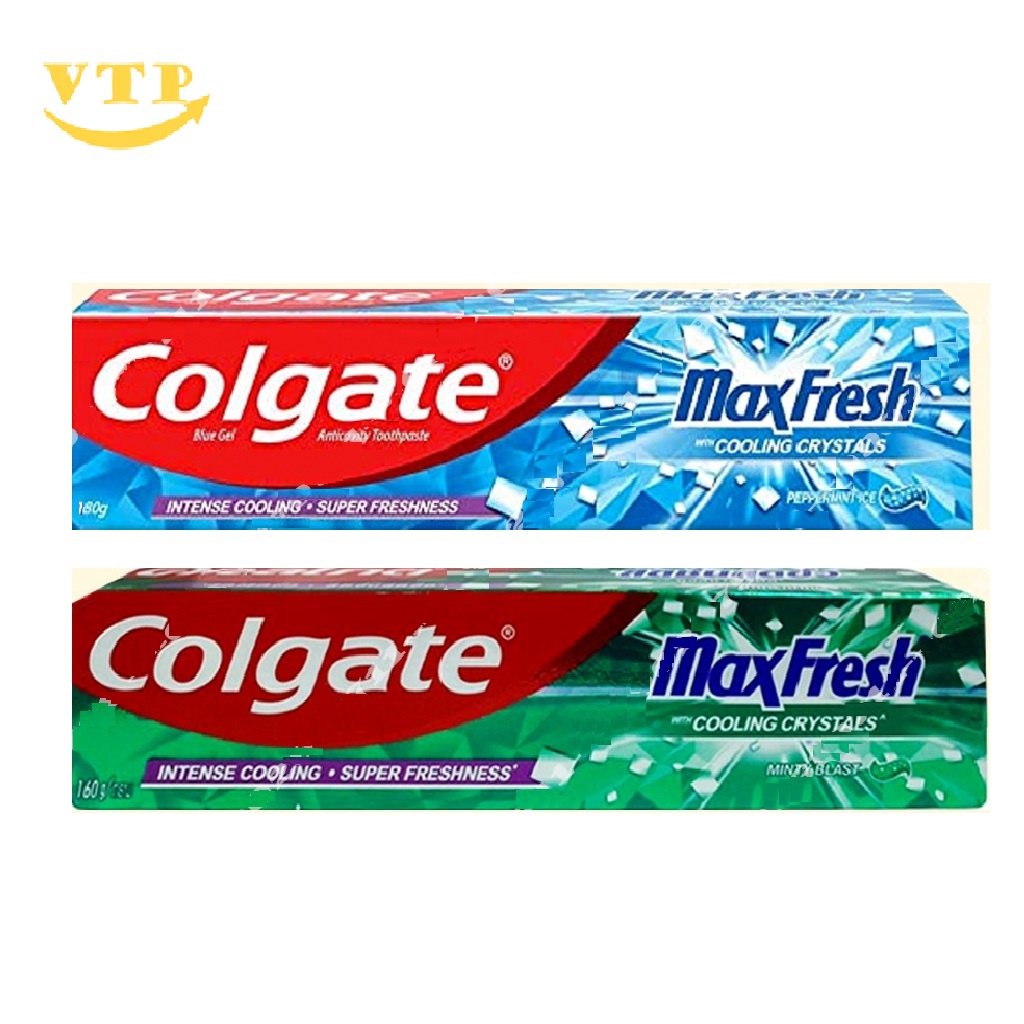 Combo 2 Tuýp Kem Đánh Răng Colgate MaxFresh 160g Thái Lan