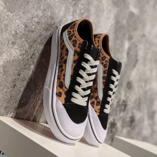 Vans LEOPARD ban đầu giày vải thường