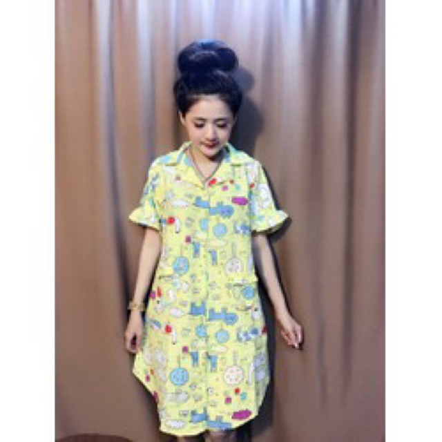 Đầm pijama kate