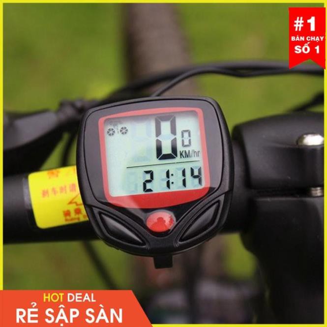 Đồng Hồ Đo Tốc Độ Xe Đạp Có Dây (Tiếng Anh)