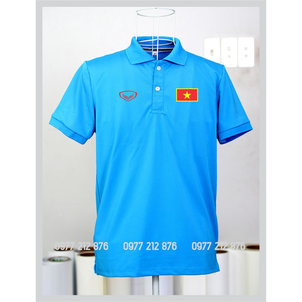 Áo thun Polo di chuyển Đội Tuyển VN NHIỀU MÀU.