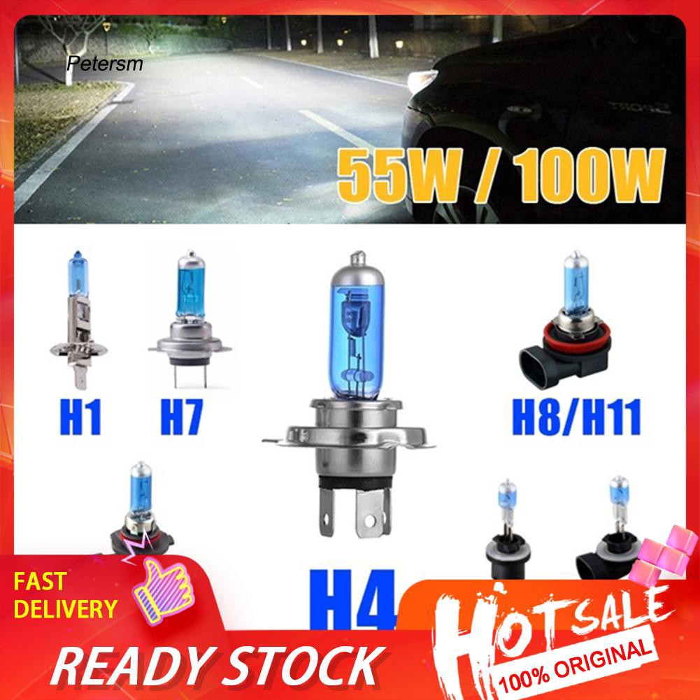 2 Bóng Đèn Pha Siêu Sáng 12v Cho Xe Hơi