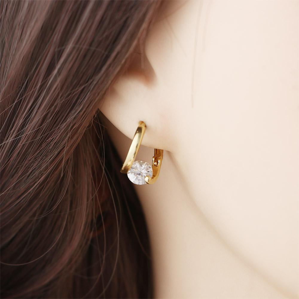 Khuyên Tai Vòng Xoắn Nhỏ Thời Trang Cá Tính Cho Nữ