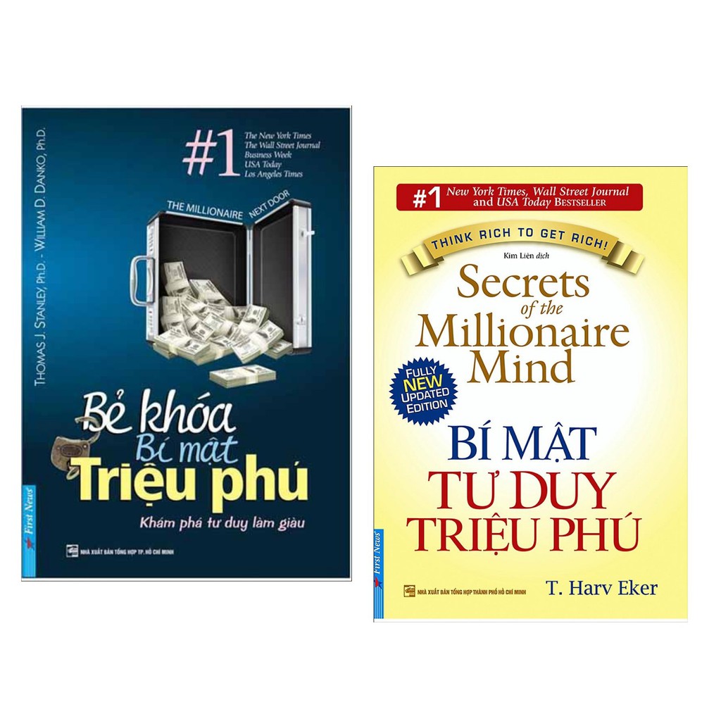 Sách - Combo Bẻ Khóa Bí Mật Triệu Phú + Bí Mật Tư Duy Triệu Phú