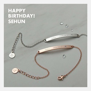 Sm artist birthday bracelet 2019/ vòng sinh nhật nghệ sĩ sm: exo/ sehun
