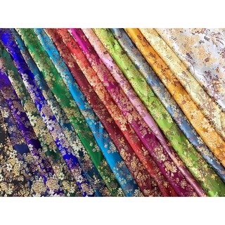 Gấm Hoa Nhỏ Vàng - giá bán theo mét