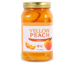 Đào ngâm hàn quốc 680gr