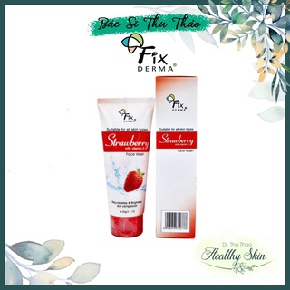 [60g] SỮA RỬA MẶT SÁNG DA FIXDERMA STRAWBERRY