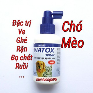 THUỐC TRỊ VE, GHẺ, RẬN...CHO CHÓ, MÈO