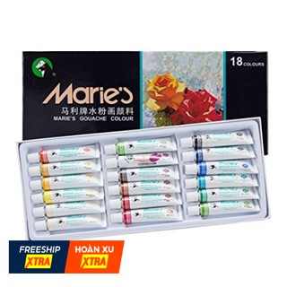 [ HỌA CỤ ONLINE ] Màu gouache Marie's Tuýp 12ml