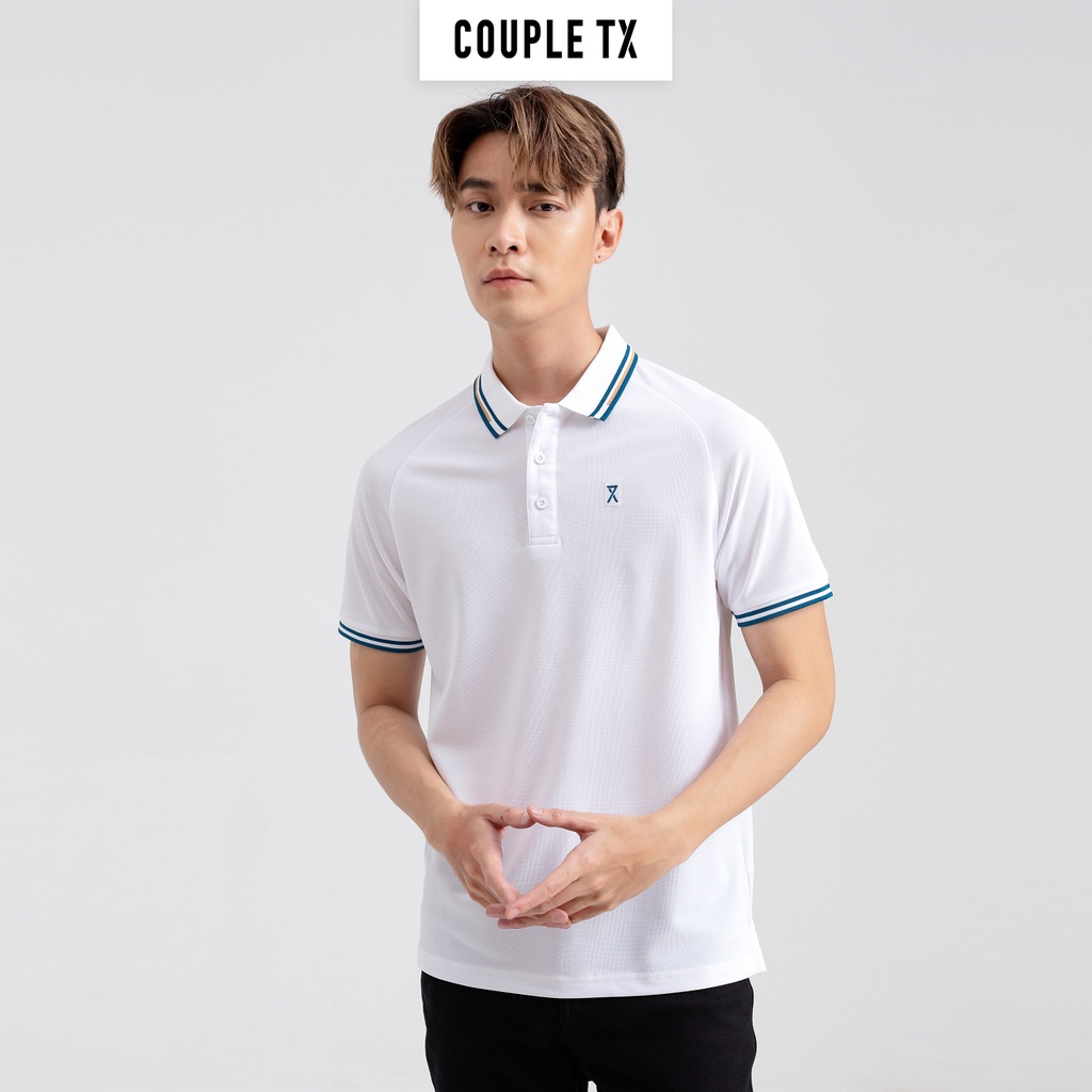 Áo Polo Nam Couple TX Vải Cà Phê Dệt Viền Cổ MPO 1014