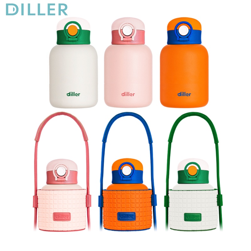 Bình nước giữ nhiệt DILLER MLH9068 bằng thép không gỉ SUS316 kèm ống hút