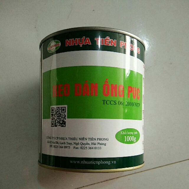 PVC NHỰA TIỀN PHONG- KEO DÁN ỐNG TUÝP 15/ 30/ 50 GR