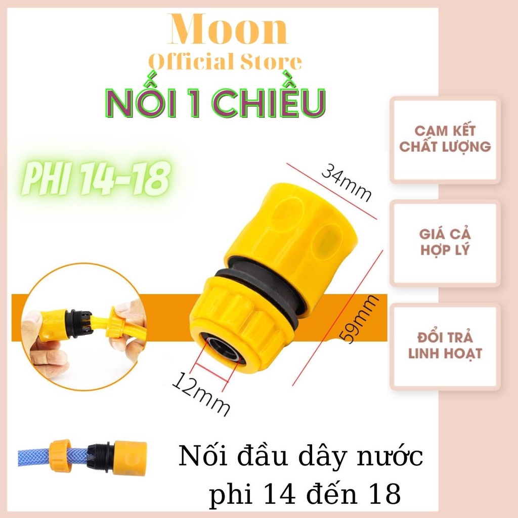 Khớp Nối Nhanh Dây Nước, Cút Nối Dài Dây Tưới,  Đầu Vòi, Vòi Tưới Nước, Vòi Tước Tăng Áp Từ Phi 12 Đến Phi 27 Lionking
