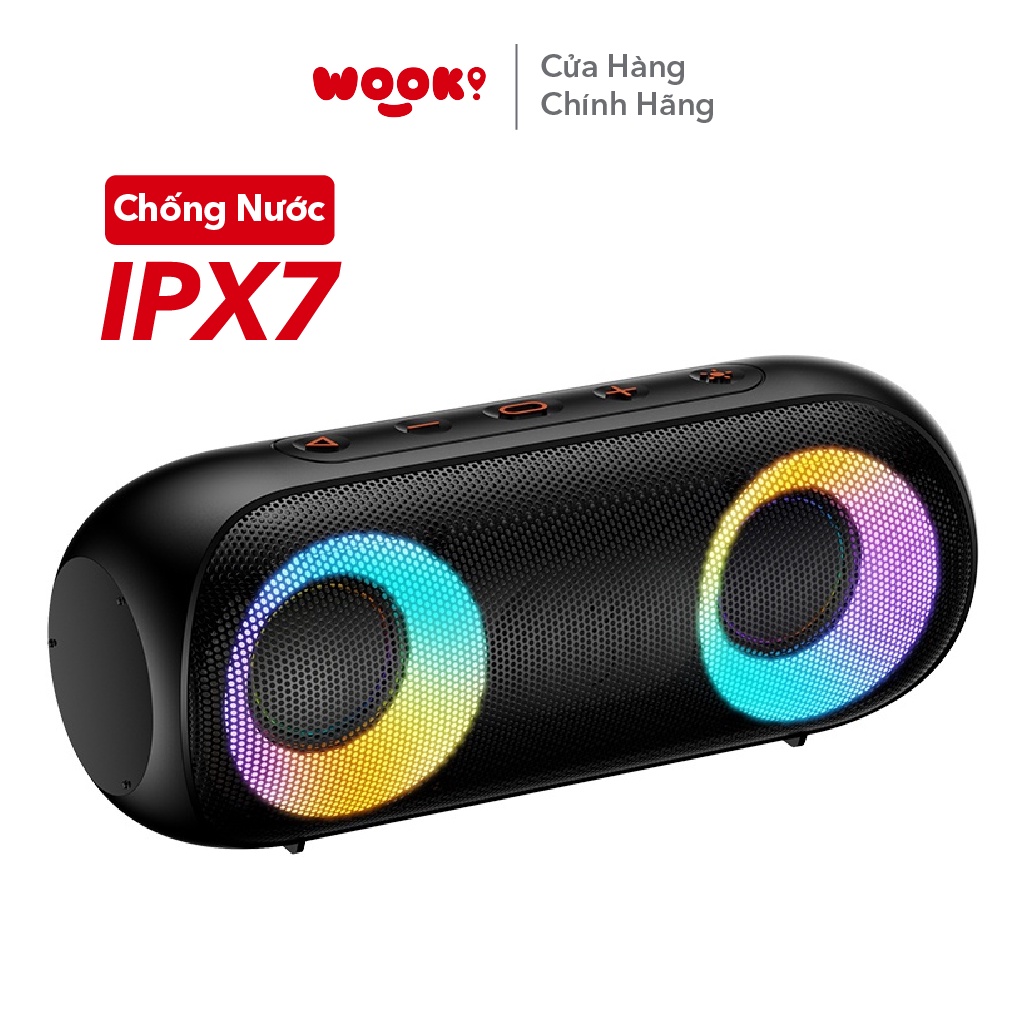 Loa Bluetooth Bass Mạnh ACOME A20 Công Suất Lớn 20W Hiệu Ứng LED RGB Chống Nước Âm Thanh Chất Lượng Cao Sử Dụng 30H