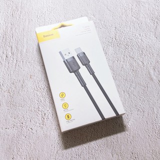 Cáp dù Baseus USB Type-C hỗ trợ sạc nhanh Quick Charge 3.0 Cafule